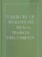 Folk-lore of Shakespeare