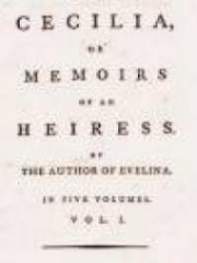 Cecilia; Or, Memoirs of an Heiress